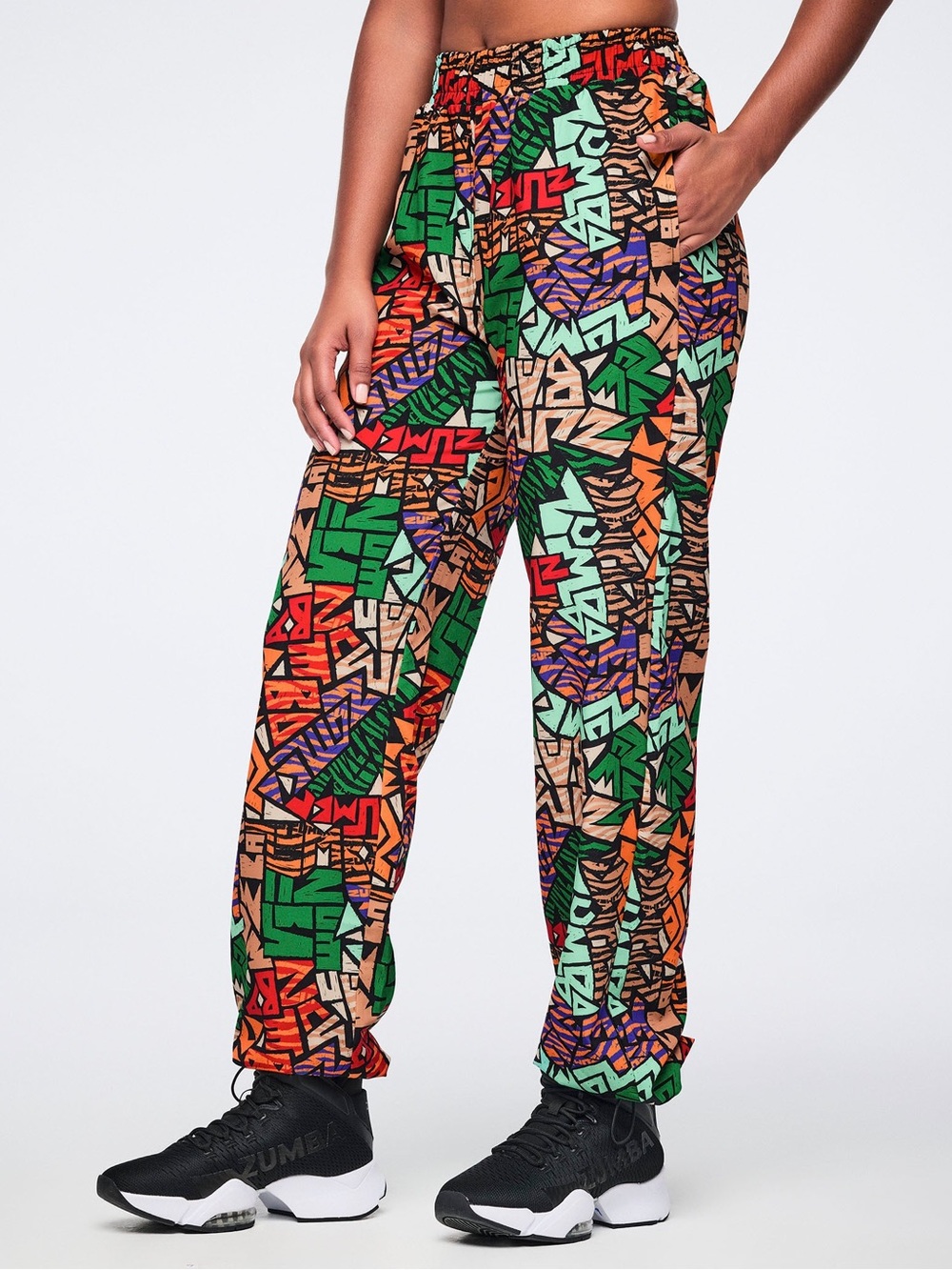 Zumba Multicolor Graphic Jogger Pants